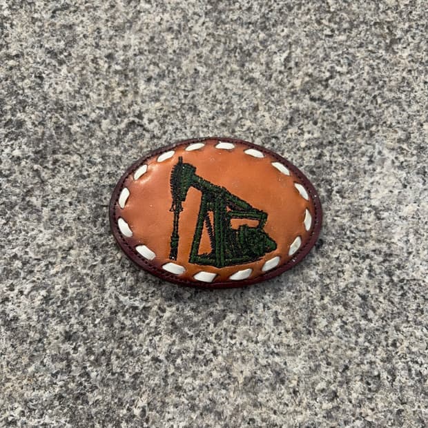 노코나 Nocona 가죽 자수 웨스턴 버클 