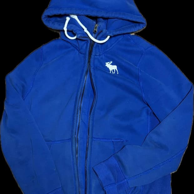 아베크롬비 파랑 후드집업