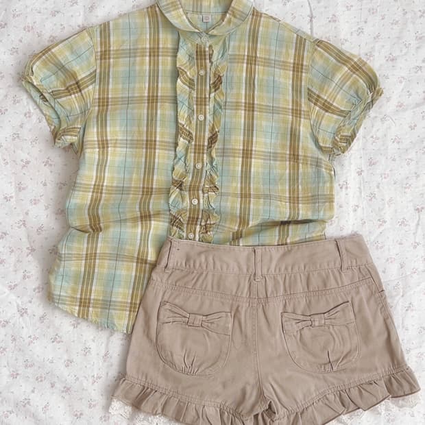 메론빵 둥카블라우스