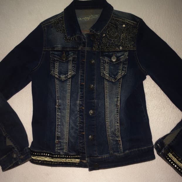 Desigual embroidered jk