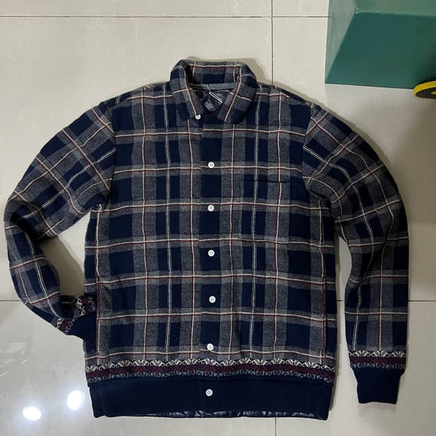 sacai Check Hybrid Shirt Jacket