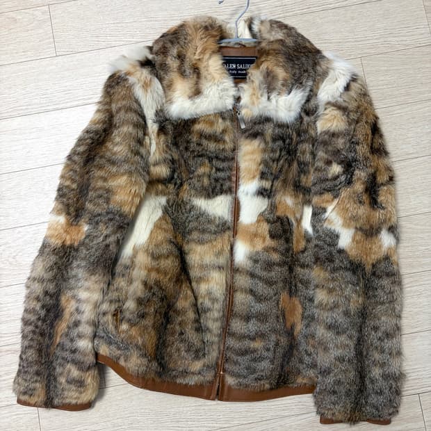 [55] Valen Salucci 호피 레더 자켓