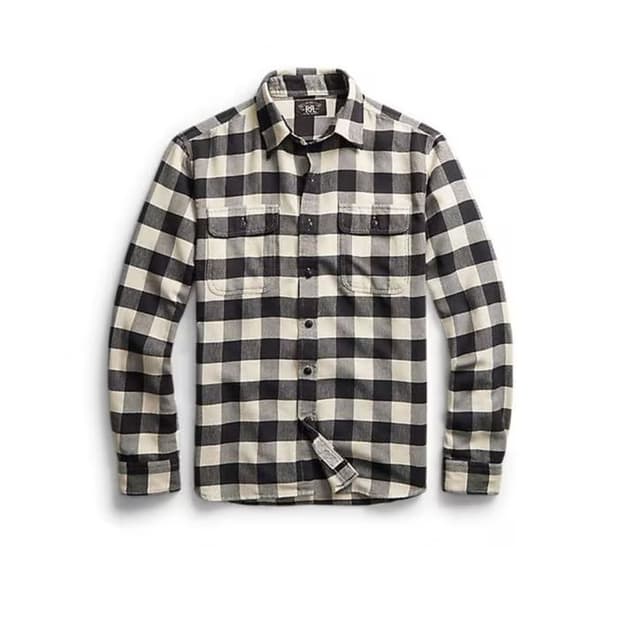 RRL 더블알엘 버팔로 체크 워크셔츠 L사이즈