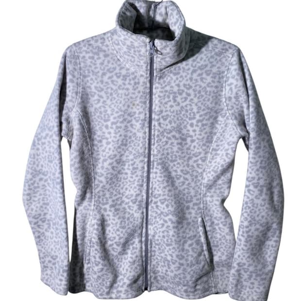 old navy 레오파드 후리스 플리스