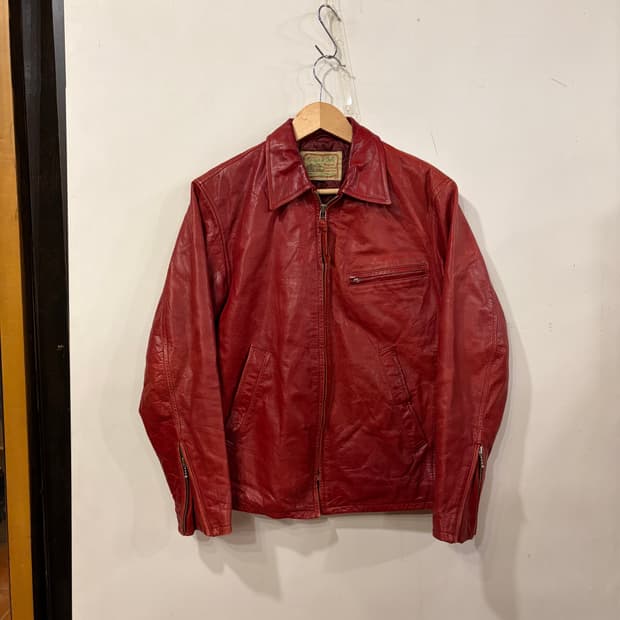 JPN 카우레더 자켓