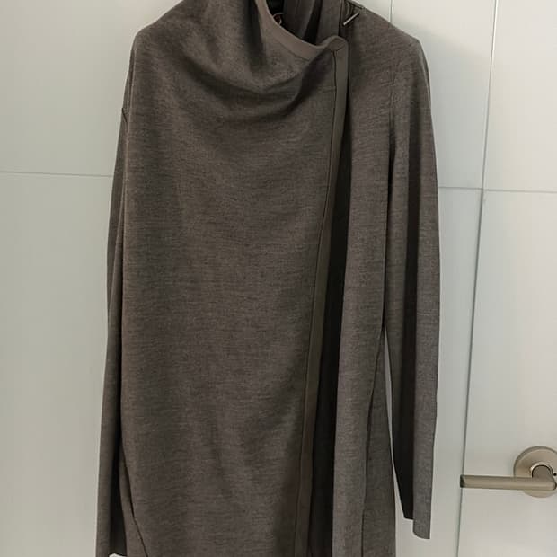 헬무트랭 사선 드레이프 가디건 새상품 55 (s)