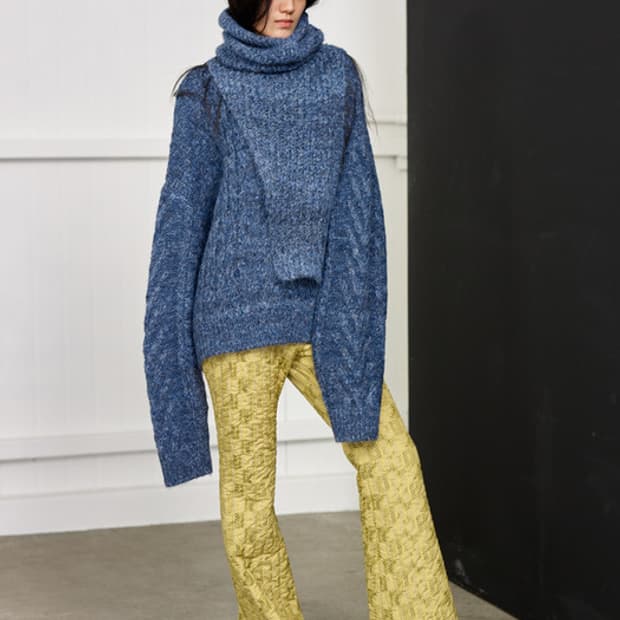 S/E/O oversized cable knit - 2size