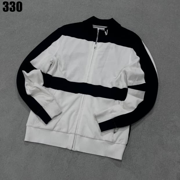 볼빅 화이트 블랙 집업자켓 