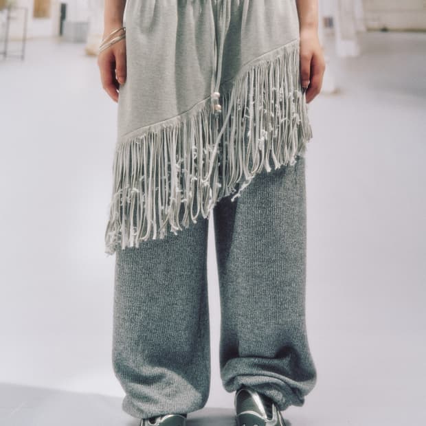 Somsoc 솜속 ) PHAZE PRINGE PANTS_M.GREY 