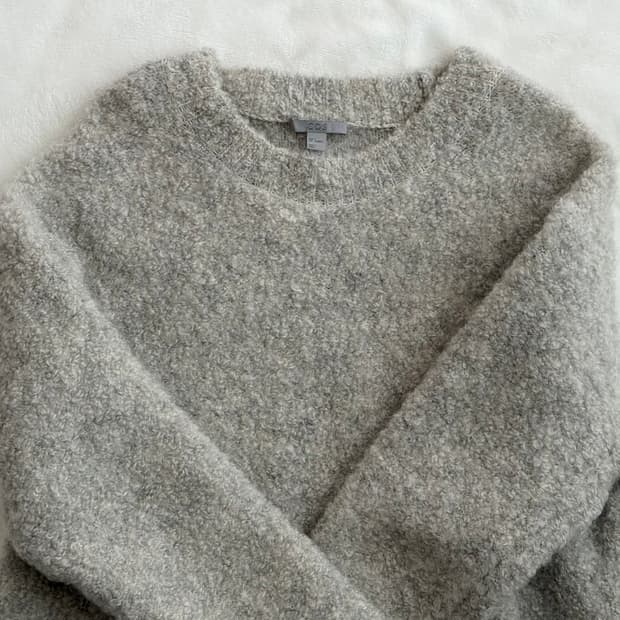 Cos 코스 그레이 니트