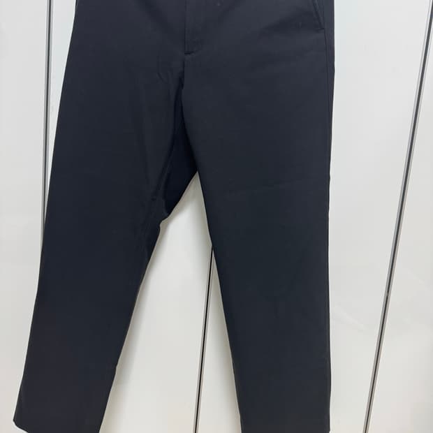 밴딩 테이퍼드 슬랙스(블랙)