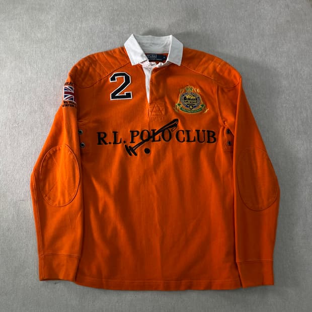 95 폴로랄프로렌 오렌지 P-C 브리티안 럭비티