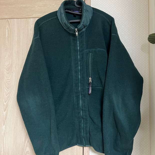 90s 빈티지 파타고니아 딥그린 신칠라 딥파일 플리스 후리스