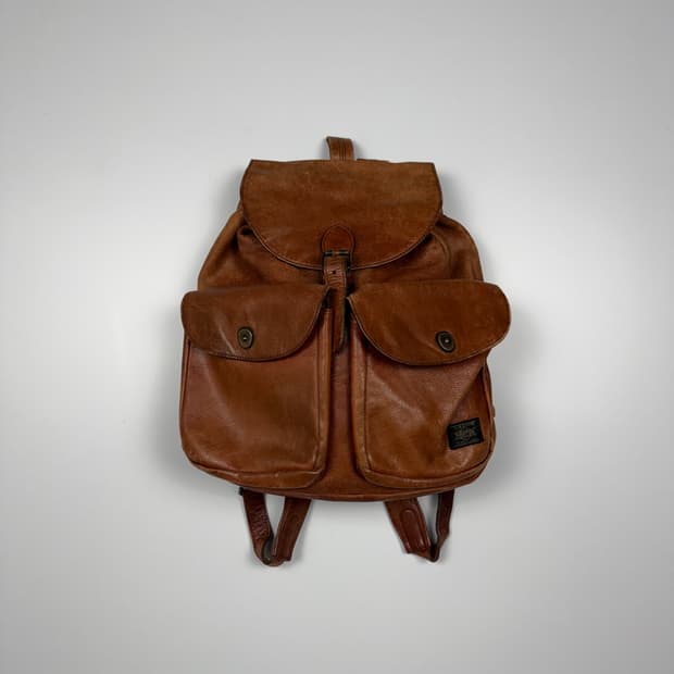 요시다포터 코르티나 래더 럭색 백팩