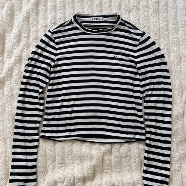 Low classic stripe tee