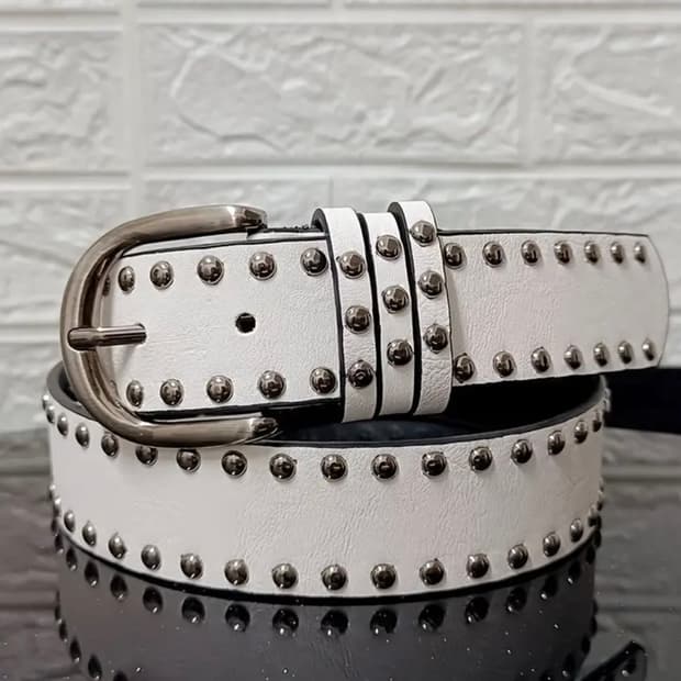 더블 스터드 벨트 