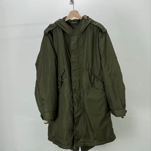 us military 올리브 m-51 피쉬테일 파카 후디 자켓