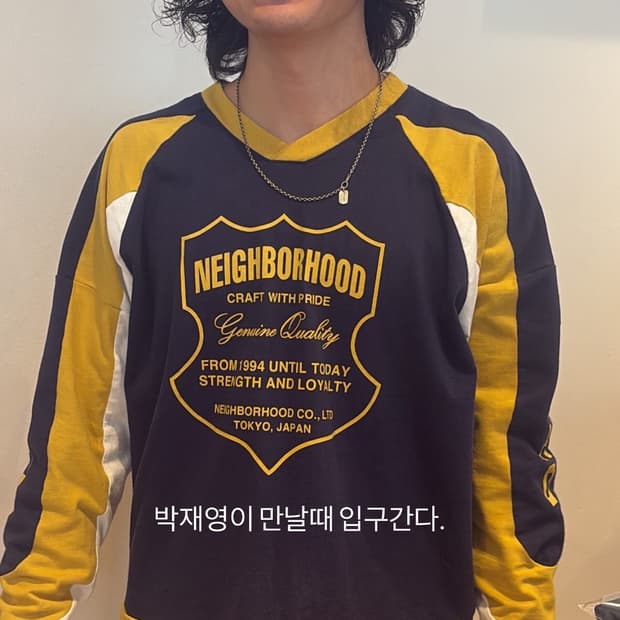 NEIGHBORHOOD NH94 그래픽 스웻셔츠