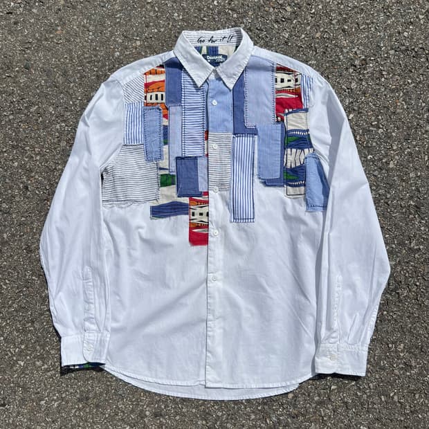 Desigual Man 패치워크 셔츠