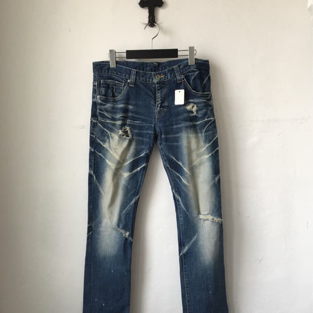 Tornado mart washing denim pants