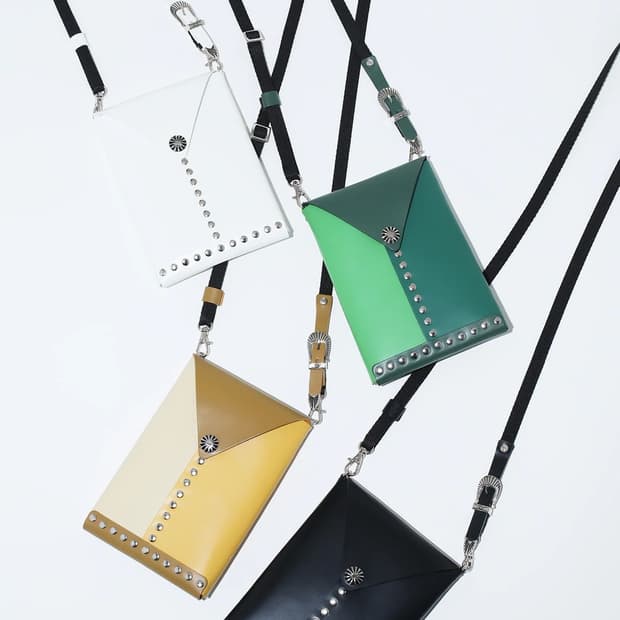 toga pulla 토가풀라 가죽미니백 그린 