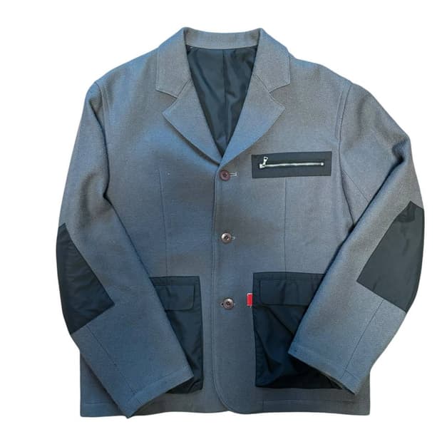 언더커버 AW01 "멜팅 포트" 유틸리티 울 테일러드 재킷