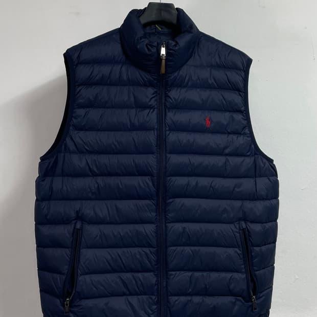 폴로 랄프로렌 네이비 경량 조끼패딩 (on.184)