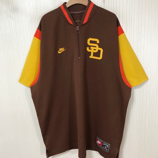 MLB 나이키X쿠퍼스타운 샌디에고파드레스 배팅져지 XXL #19 토니그윈