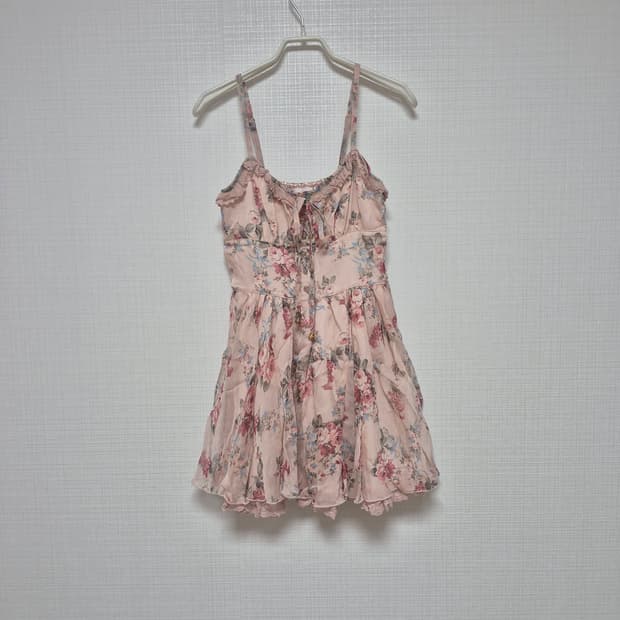 리즈리사 초고전템 핑크플로럴 히메갸루 원피스