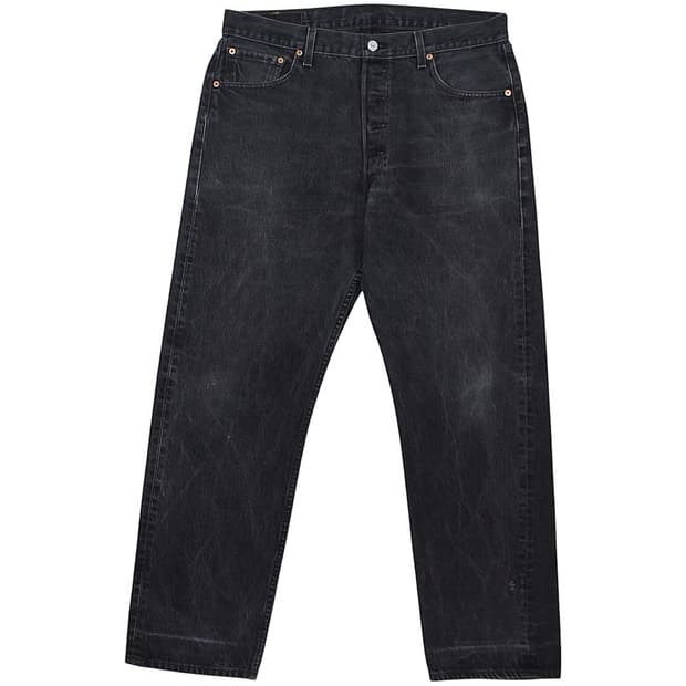 2000 USA 리바이스 501-0660 블랙 데님 팬츠 빈티지 미국제