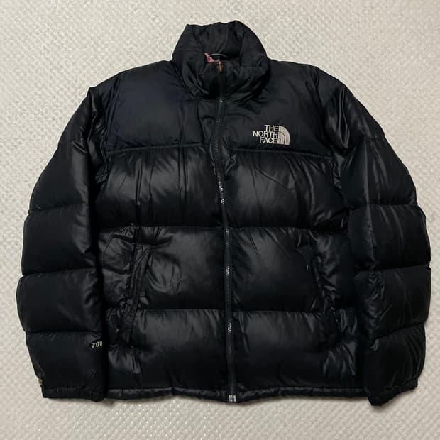 NORTH FACE 노스페이스 눕시700 패딩 자켓 블랙(클리닝O)