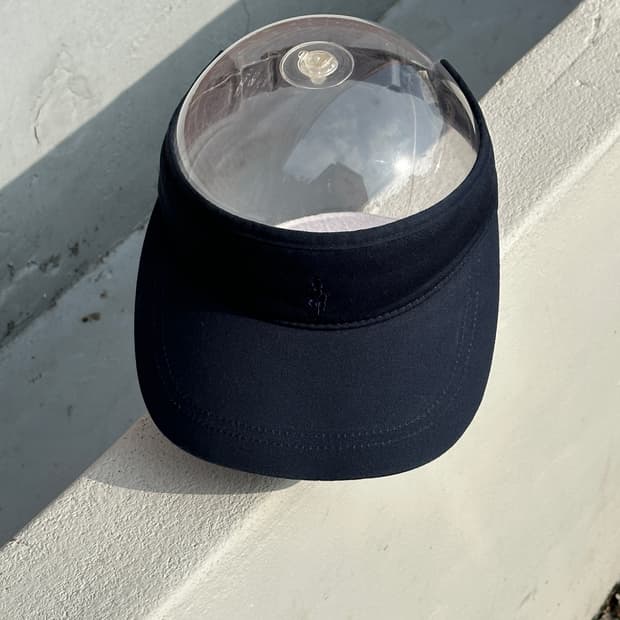 [F] 폴로 랄프로렌 로고 네이비 썬바이저 썬캡 모자