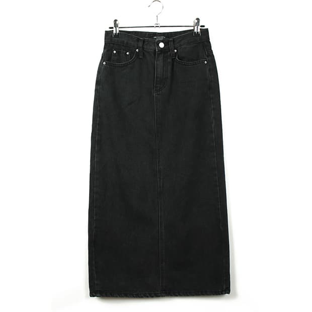 ONE PERCENT W 블랙진스커트(S) 
