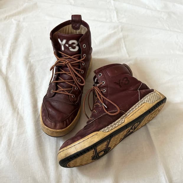 Y-3 요지야마모토 초창기 아카이브 하이탑 스니커즈