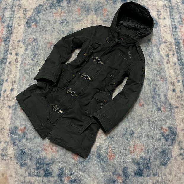 Unknown 00s fireman military mods coat 