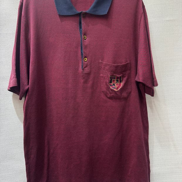 올드 이태리 셀린느 로고 원포켓 반팔카라 L(M)