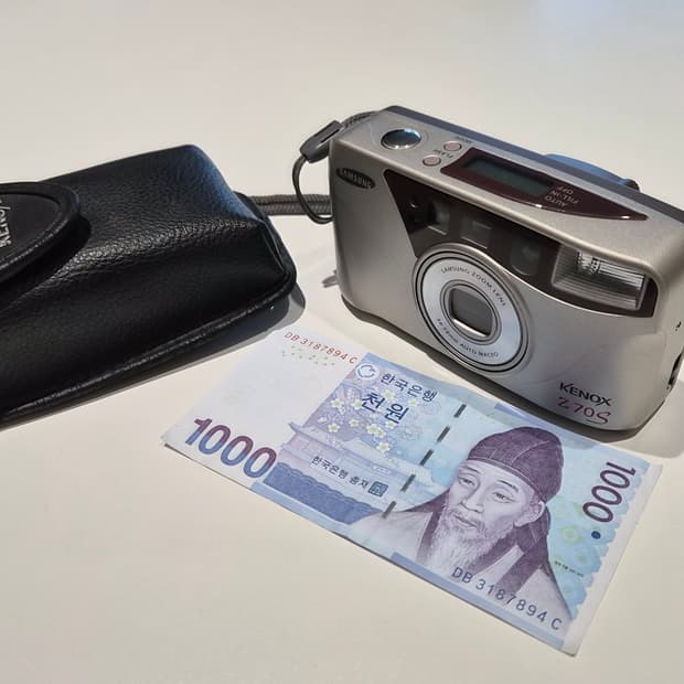 작례O Z시리즈 명기 삼성 케녹스 z70s 필름카메라 빈티지 필카