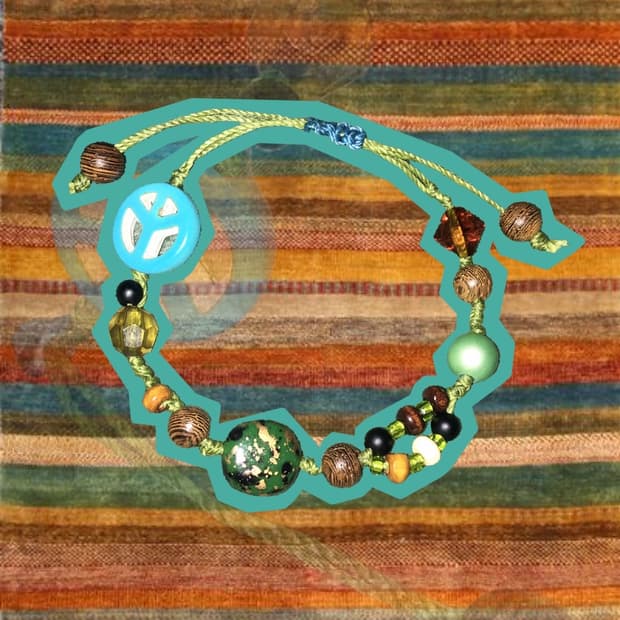 핸드메이드 비즈 팔찌 