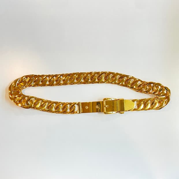 희귀)구찌 골드 체인 벨트