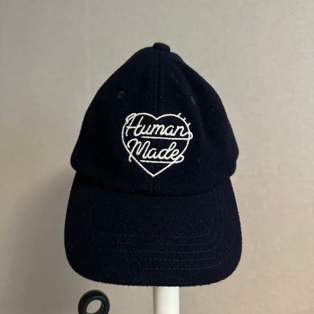 Human Made 6-panel wool cap navy