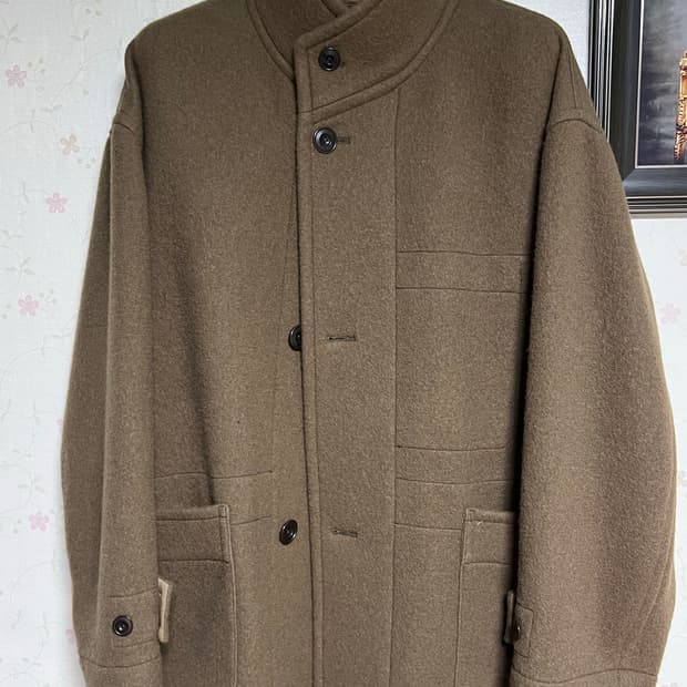 르메르 박시 더플코트 23fw 브라운 50