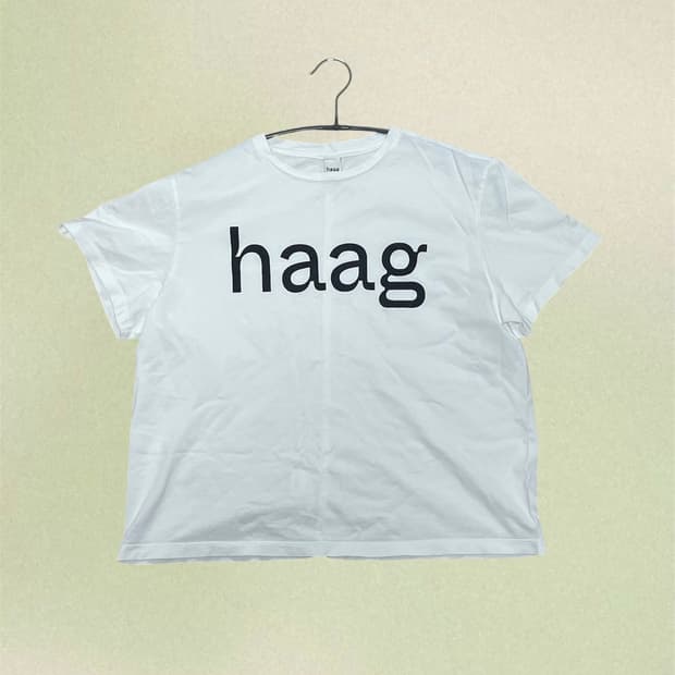 헤이그 벌스데이 반팔 티셔츠 화이트 a birthday t-sh