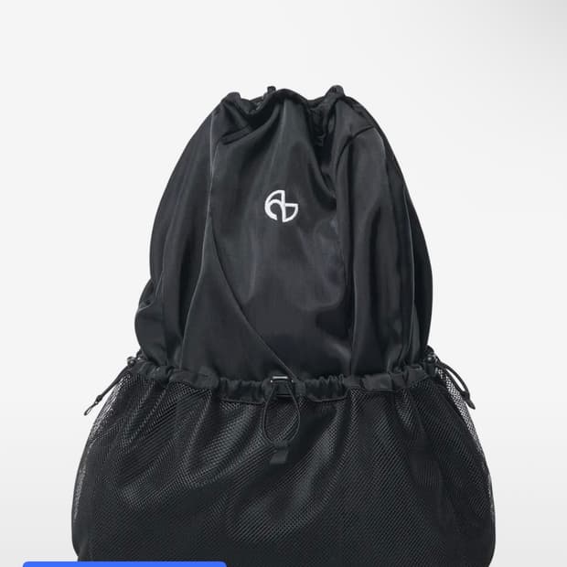 노매뉴얼 스트링백 블랙