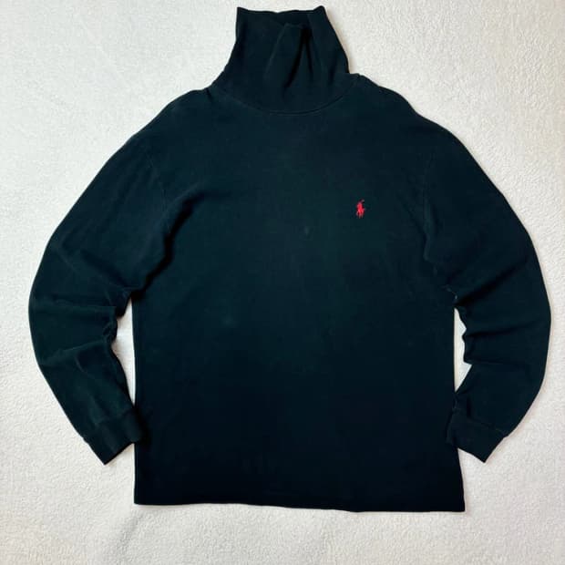 폴로 랄프로렌 90's 코튼 폴라 롱슬리브 PN5787