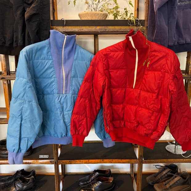 70s eddie bauer pullover(red)