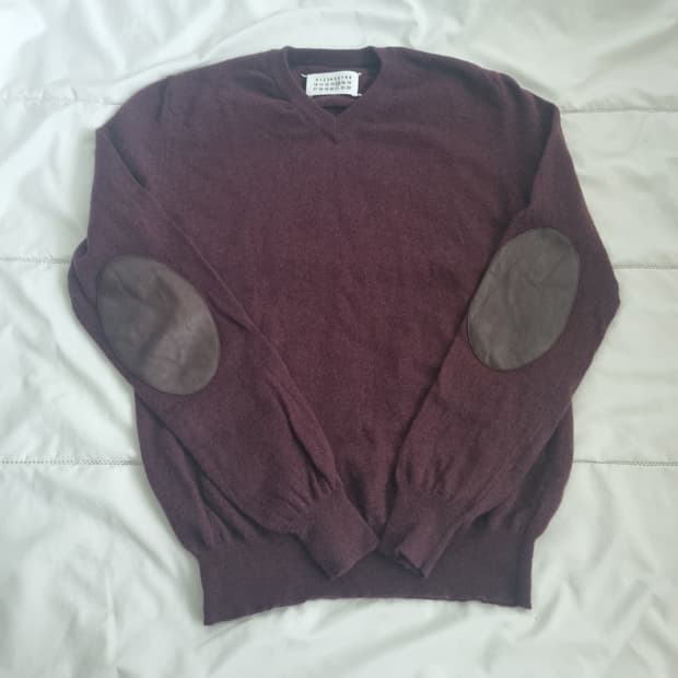 Martin margiela elbow patch knit M