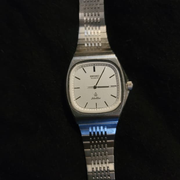 80's~ 세이코 빈티지 실버웨이브 쿼츠