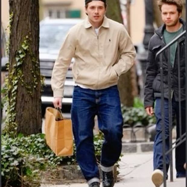 폴로 블루종 자켓 L