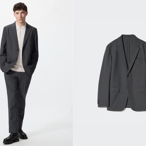 유니클로 감탄셋업 그레이 / 상의 XL / 하의 85