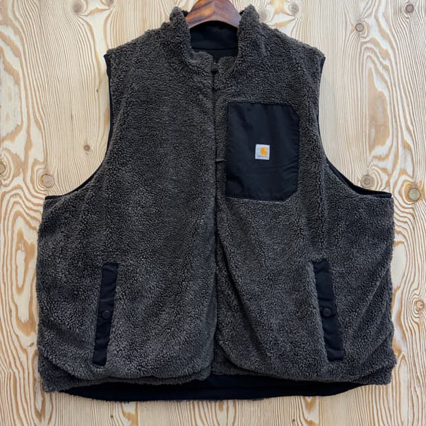 칼하트 리버시블 워크-후리스 베스트